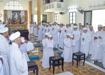 HỘI THÁNH TỔ CHỨC ÔN KIỂM TỨ BỬU PHÁP & THỌ PHONG SẮC PHÁI ĐỐI VỚI KHÓA LỄ SANH NAM NĂM ẤT TỴ
