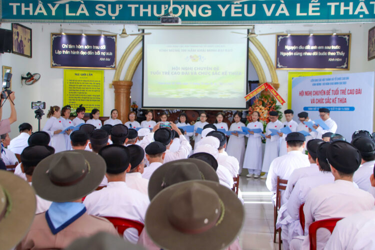 HỘI THÁNH TRUYỀN GIÁO CAO ĐÀI TỔ CHỨC HỘI THẢO  TUỔI TRẺ CAO ĐÀI VÀ CHỨC SẮC KẾ THỪA  VỚI BỔN PHẬN TIẾP NỐI SỨ MẠNG HOẰNG KHAI ĐẠI ĐẠO