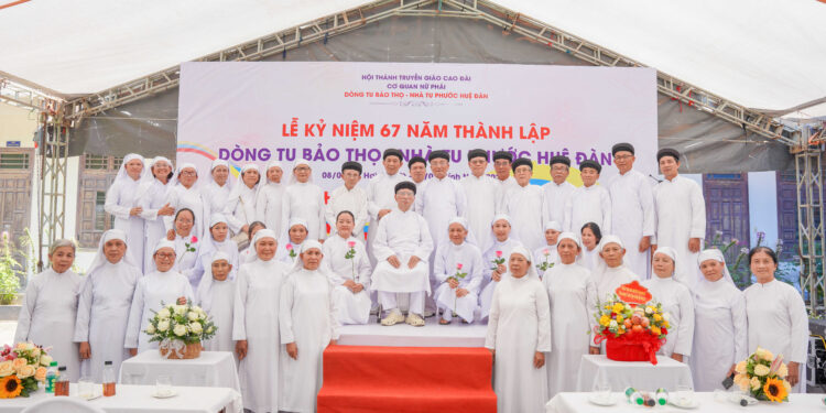 LỄ KỶ NIỆM 67 NĂM THÀNH LẬP DÒNG TU BẢO THỌ – NHÀ TU PHƯỚC HUỆ ĐÀN & LỄ NHẬP DÒNG, LẬP NGUYỆN