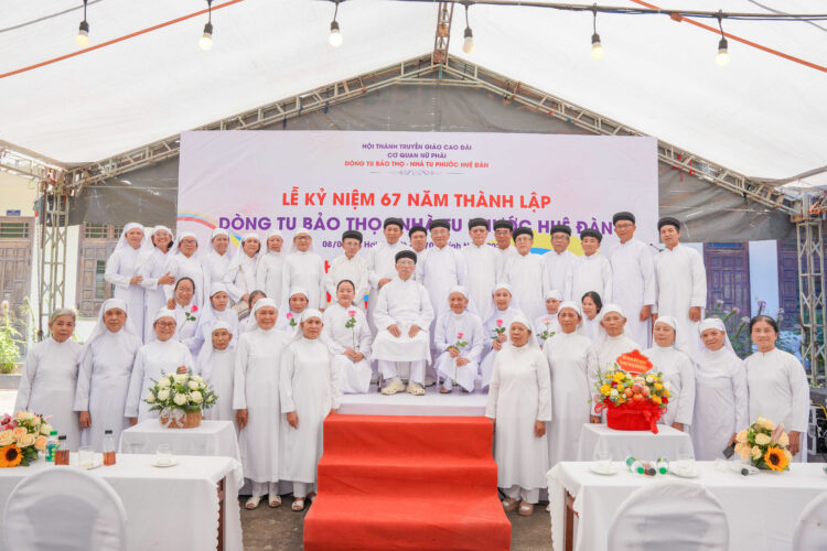 LỄ KỶ NIỆM 67 NĂM THÀNH LẬP DÒNG TU BẢO THỌ – NHÀ TU PHƯỚC HUỆ ĐÀN & LỄ NHẬP DÒNG, LẬP NGUYỆN