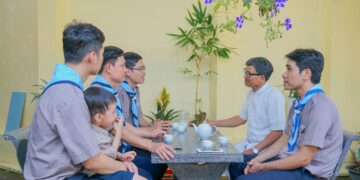 BPTR THĂM VÀ TRAO ĐỔI ĐẠO SỰ VỚI GĐHĐ TRUNG MỸ I, QUẢNG HOÀ